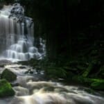 De watervallen van de 18 nationale parken van Tasmanië